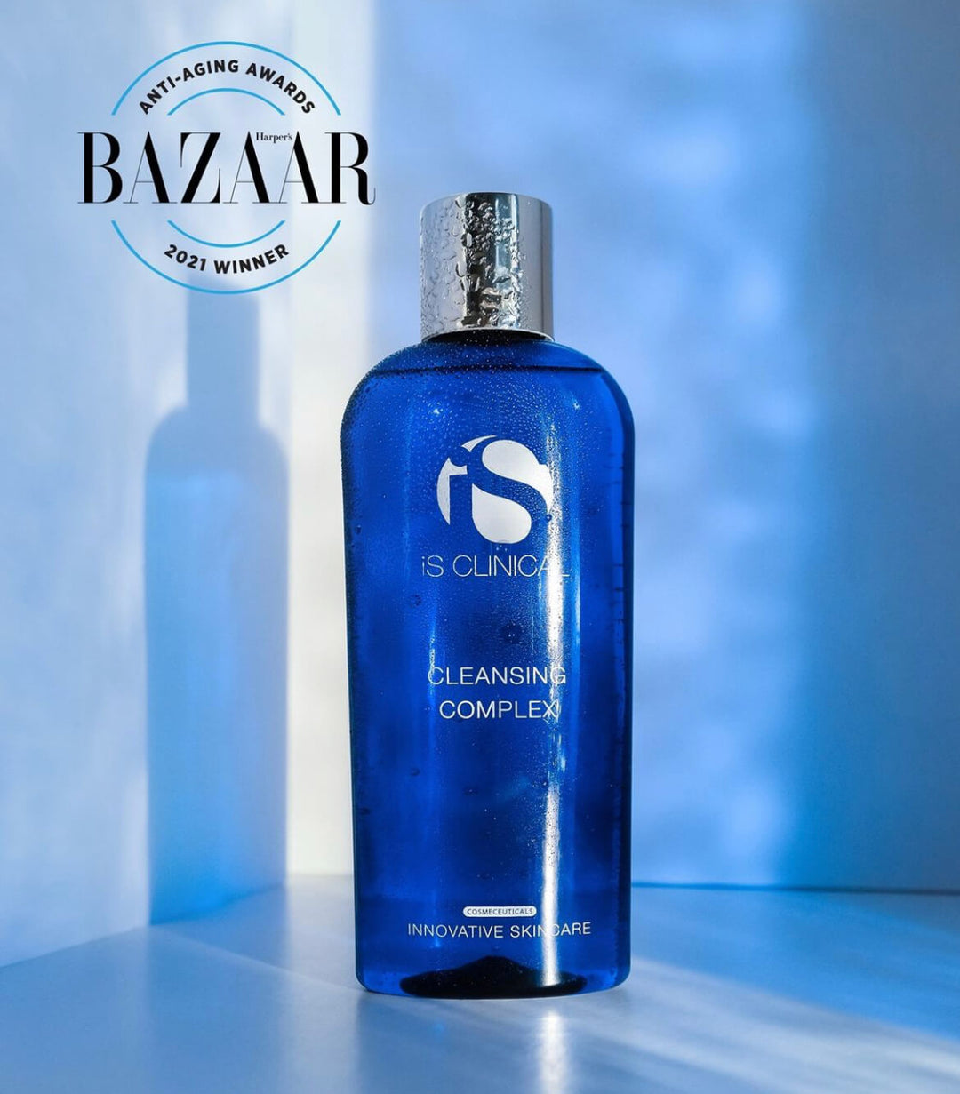 GLAMcosmetic: Cleansing Complex Flasche Banner