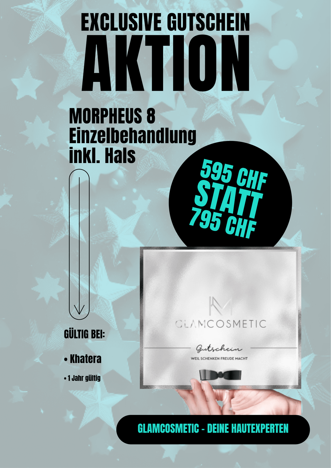 BLACK FRIDAY GUTSCHEIN -  MORPHEUS 8 -  EINE BEHANDLUNG